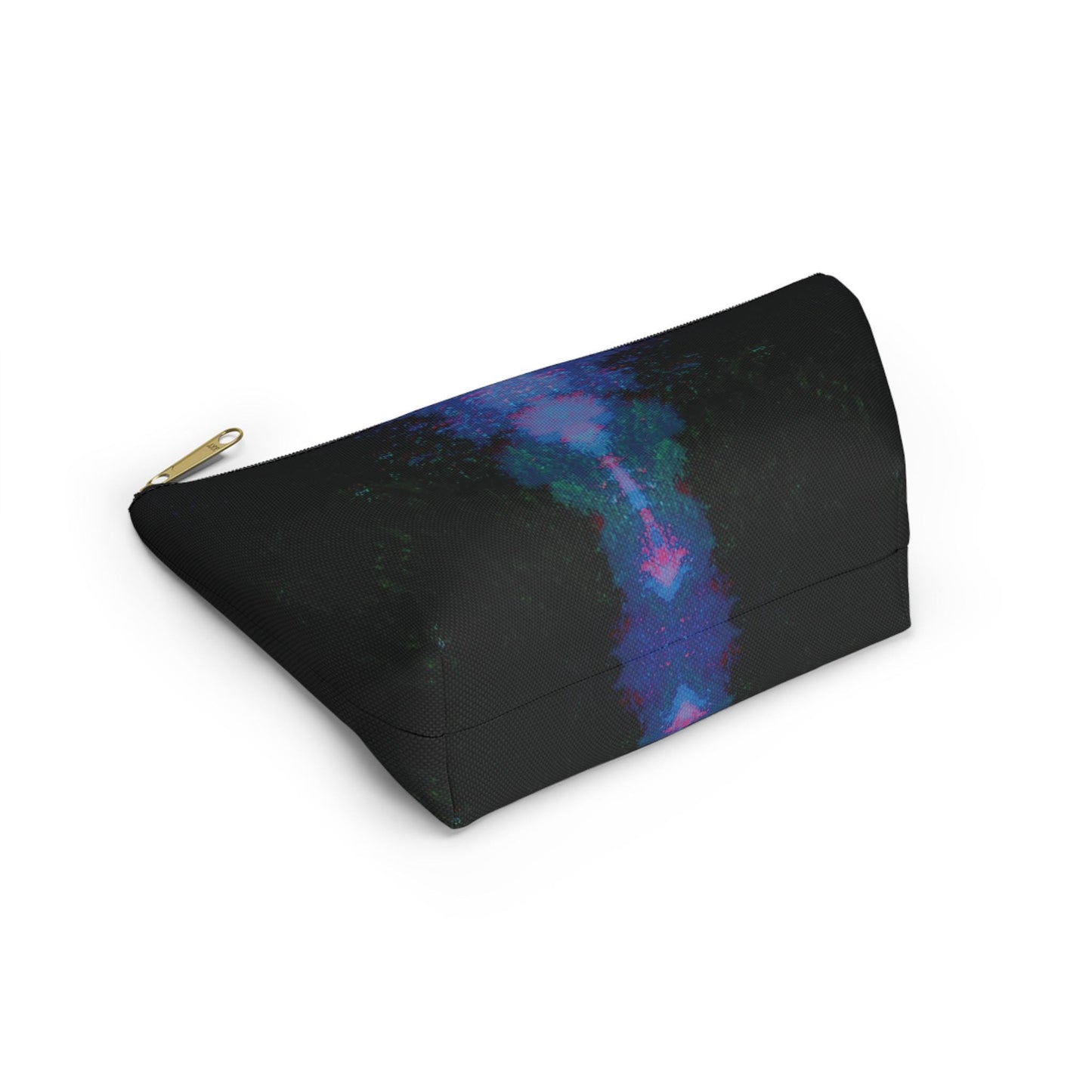 Abstract Blue Purple Accessory Pouch