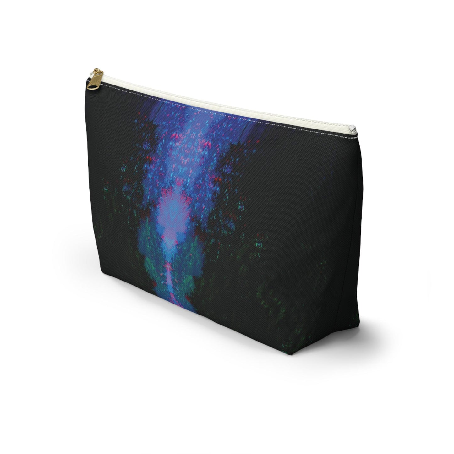 Abstract Blue Purple Accessory Pouch