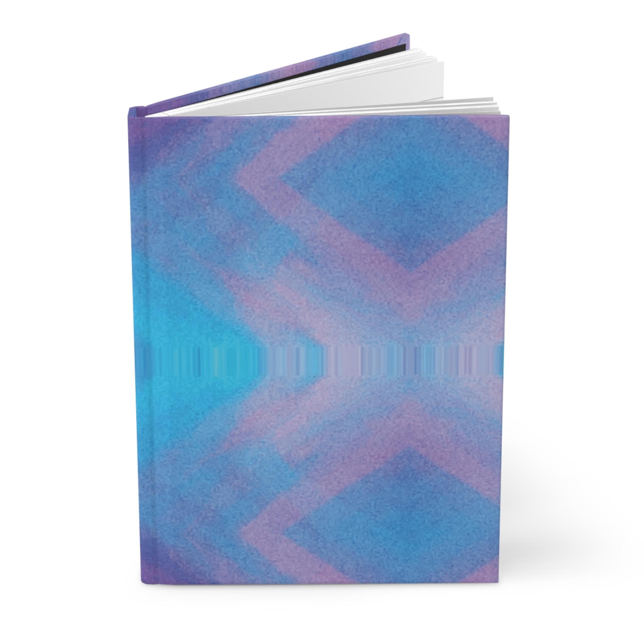 Purple Diamond Pattern Hardcover Notebook