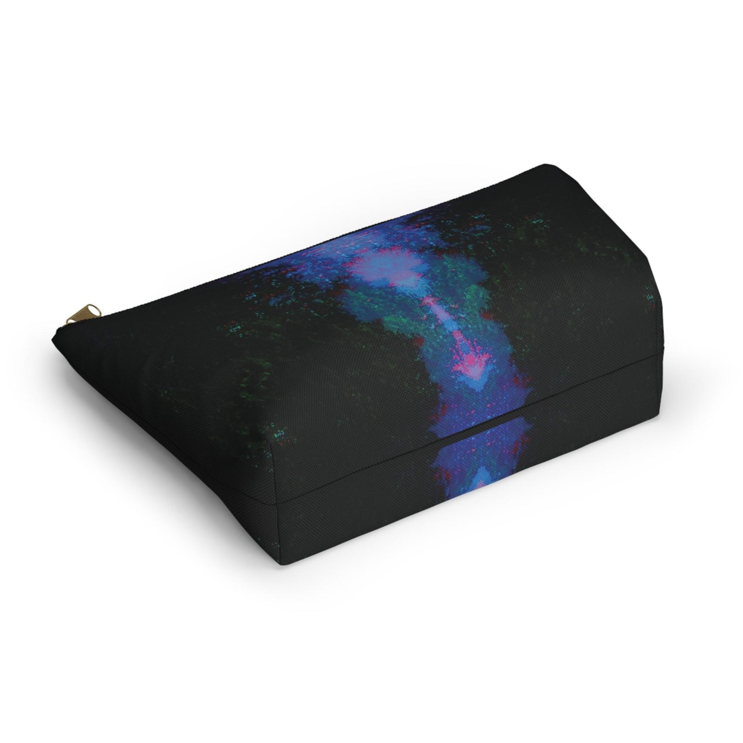 Abstract Blue Purple Accessory Pouch