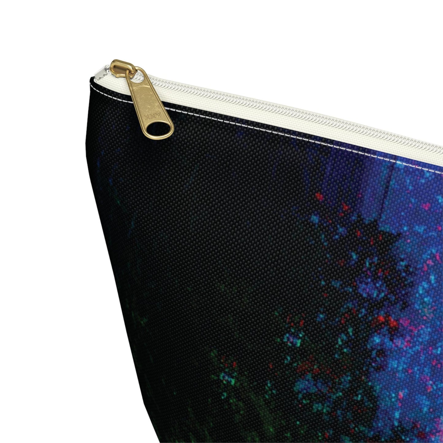 Abstract Blue Purple Accessory Pouch