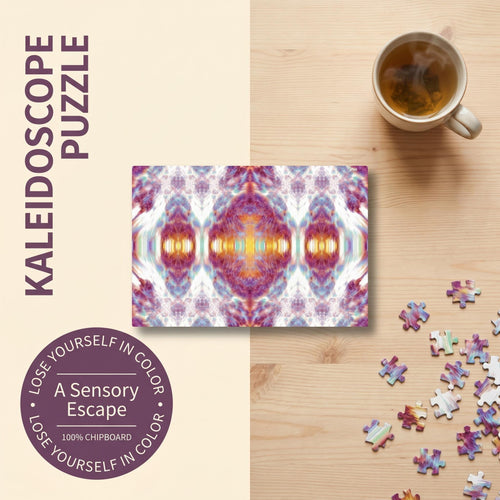 Abstract Kaleidoscope Puzzle | Multiple Piece Counts