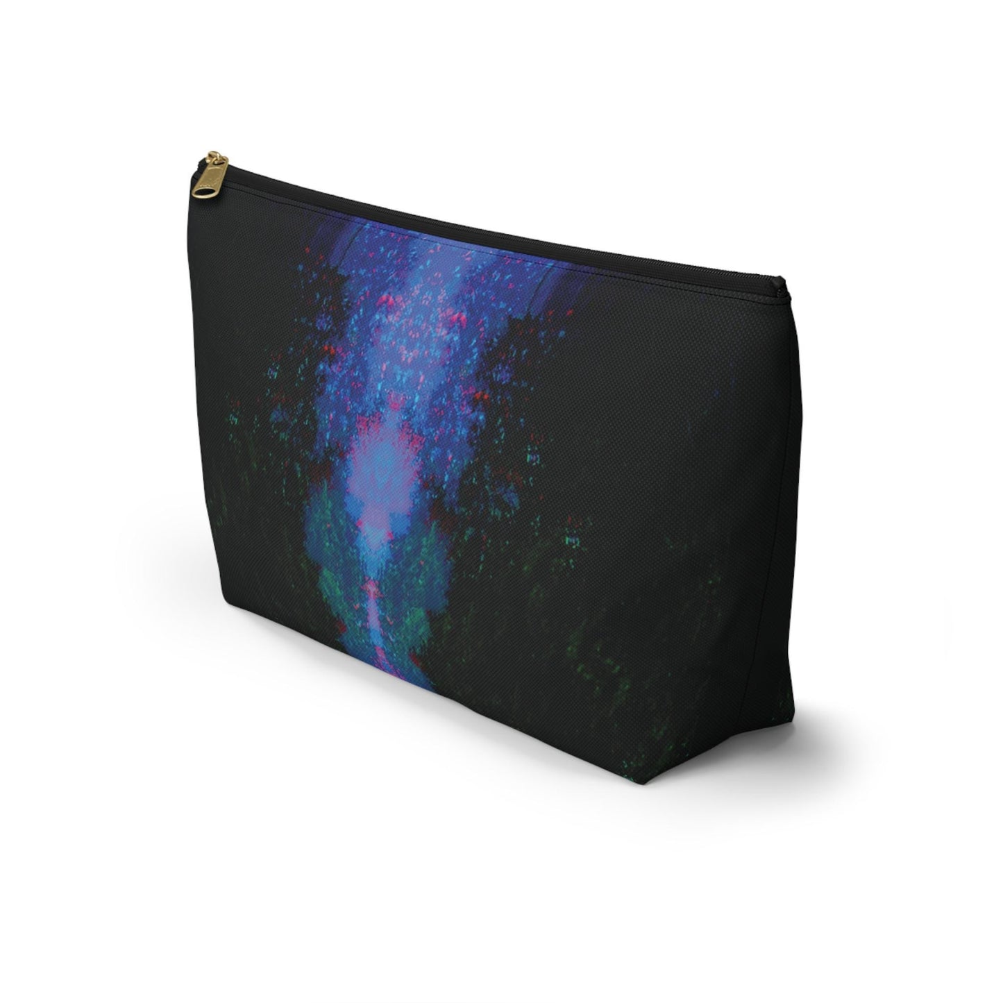 Abstract Blue Purple Accessory Pouch