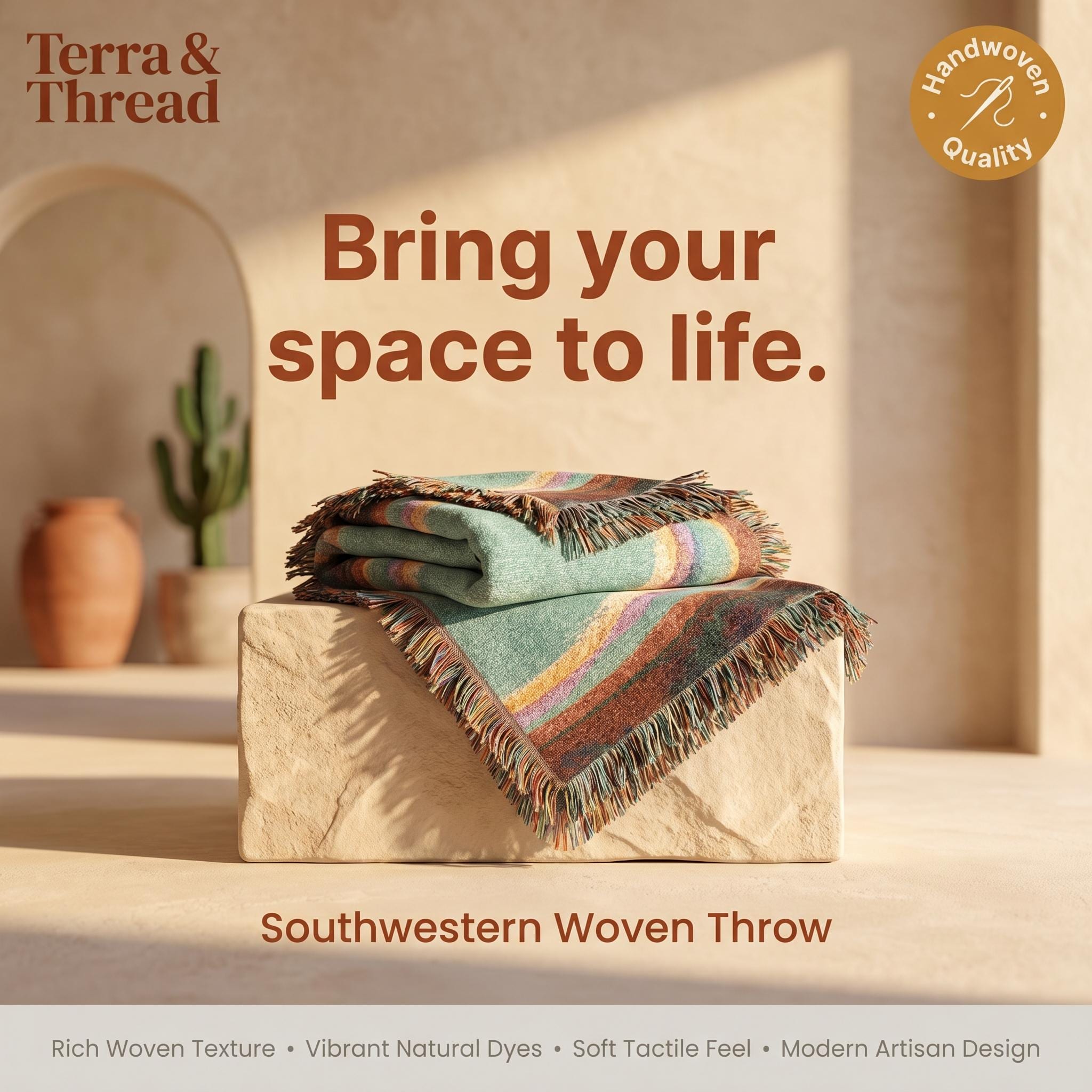 Southwestern Woven Throw