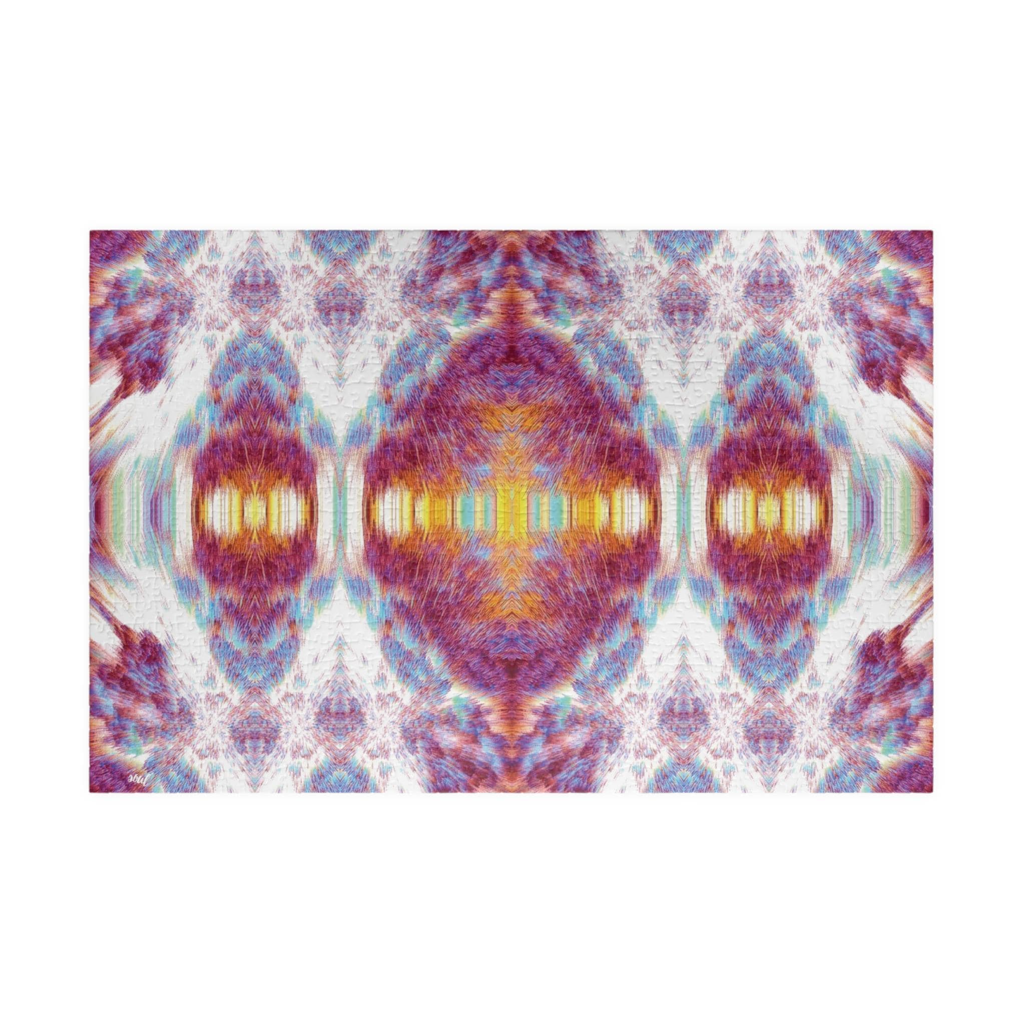 Abstract Kaleidoscope Puzzle | Multiple Piece Counts